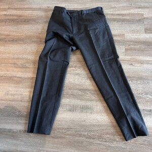 Men's Dark Grey Wool Banana Republic Dress Pant